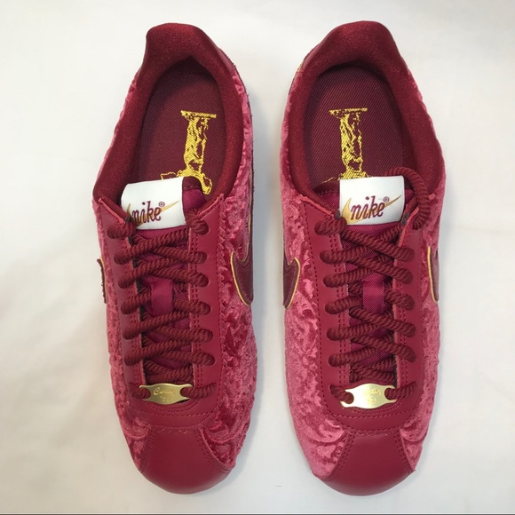 burgundy cortez shoes
